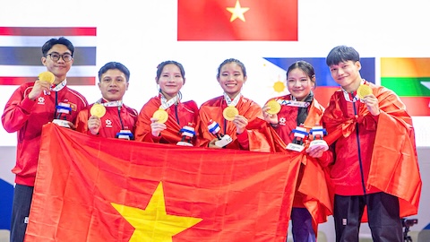 Đội tuyển quyền taekwondo Việt nam và chiếc HCV nhiều cảm xúc!